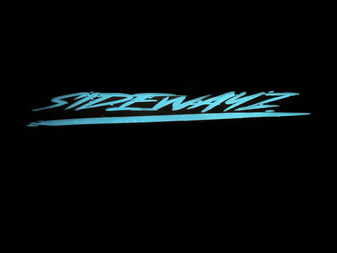SIDEWAYZ STICKER BLUE