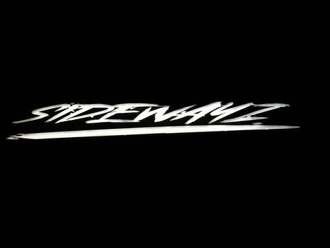 SIDEWAYZ STICKER WHITE