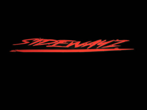 SIDEWAYZ STICKER RED