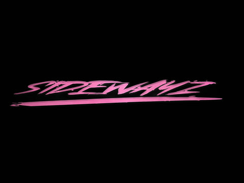 SIDEWAYZ STICKER PINK