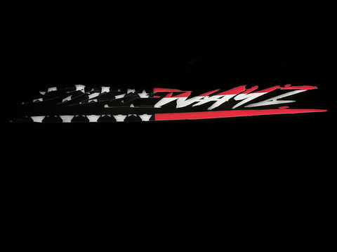 SIDEWAYZ STICKER AMERICAN FLAG
