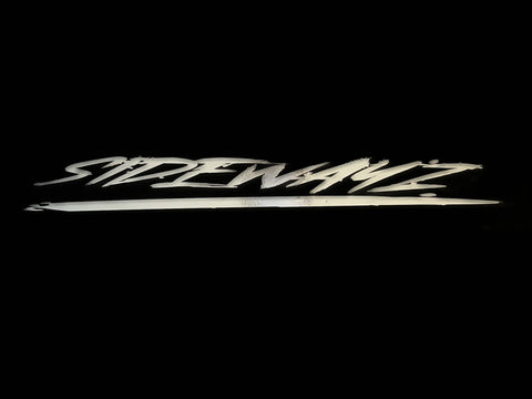 SIDEWAYZ STICKER CHROME